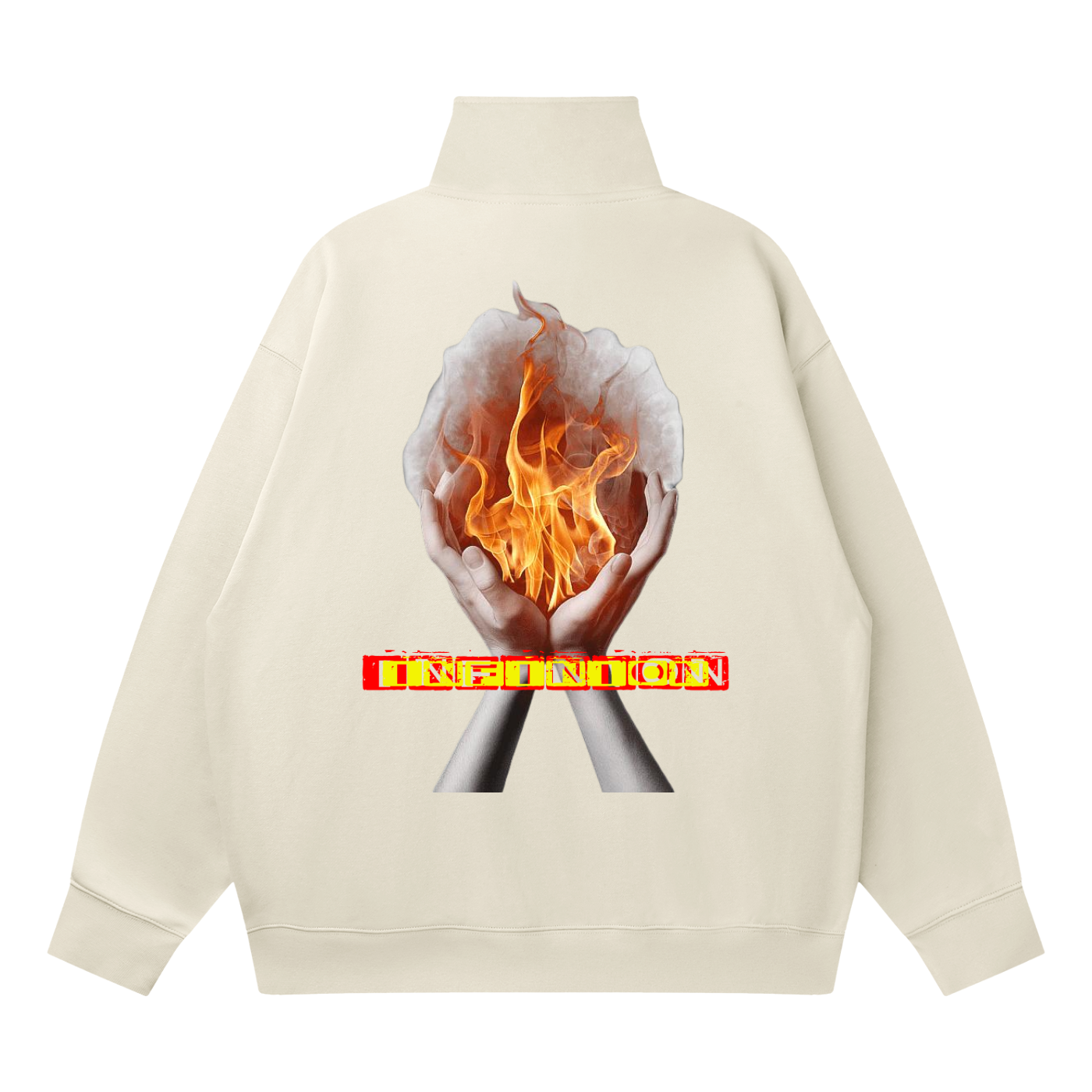 LEO Quarter-Zip Drop Shoulder Sweatshirt
