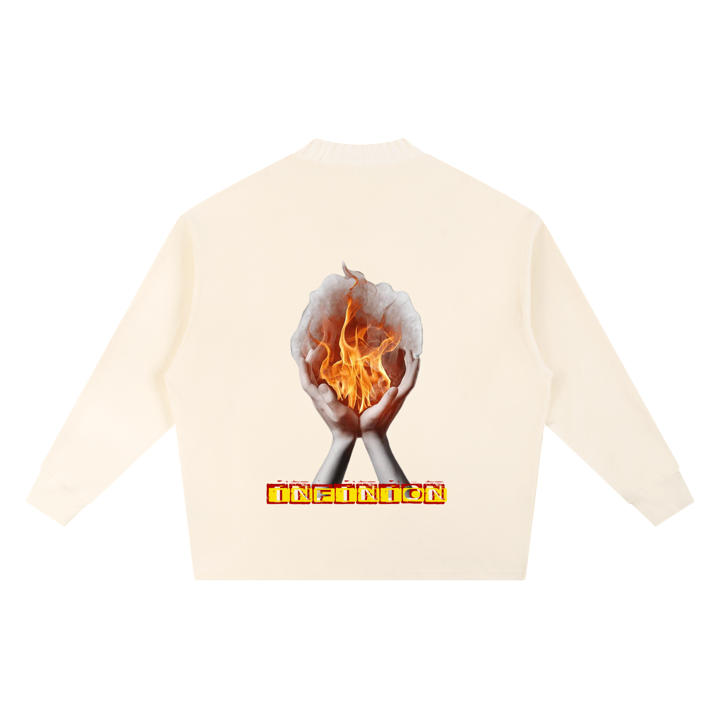 Knitted Round Neck Oversize Sweatshirt