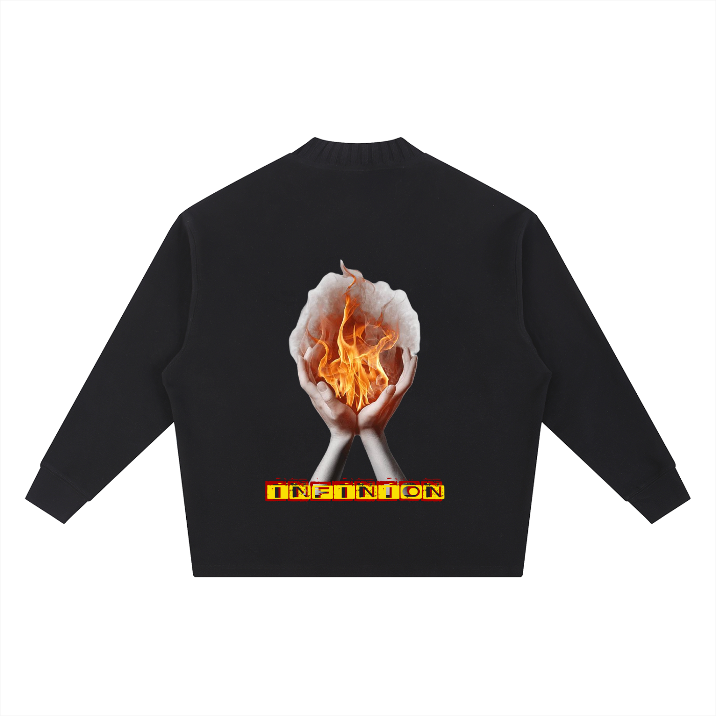 Knitted Round Neck Oversize Sweatshirt