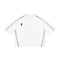 Unisex Heavyweight Boxy Piping T-Shirt