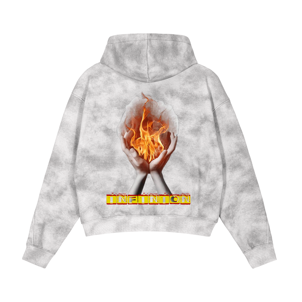 Dirty LEO Washed Zip-Up Fleece Hoodie