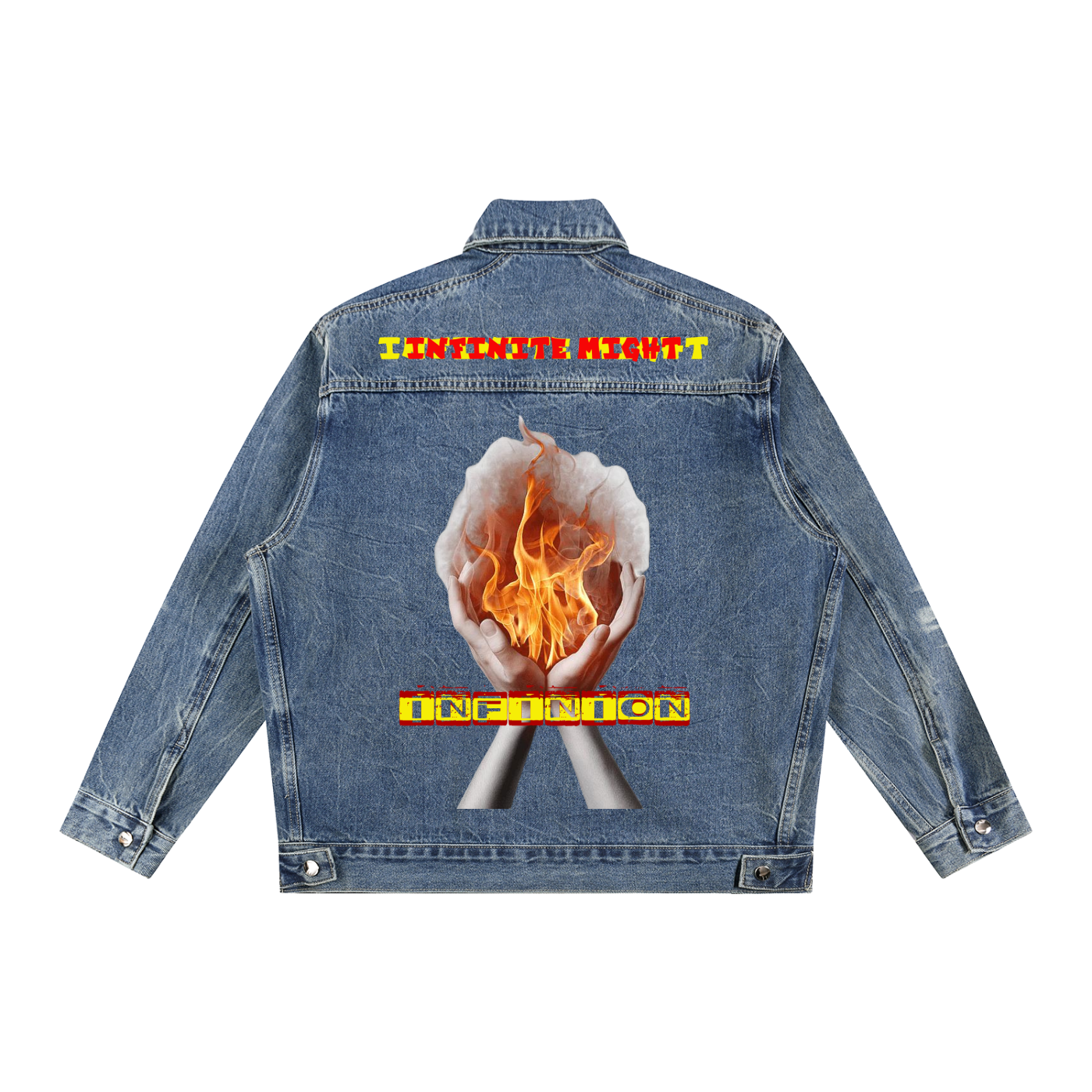 Vintage LEO Wash Zip Up Denim Jacket