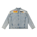 Vintage LEO Wash Zip Denim Jacket