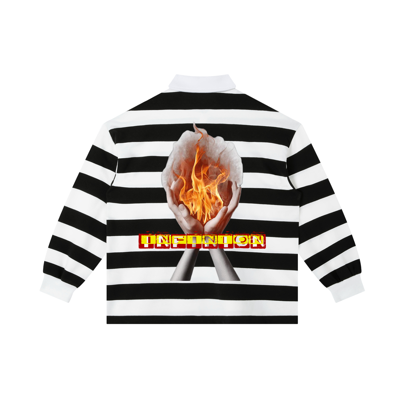 LEO  Block Stripe Polo Shirt