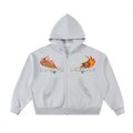 LEO Fleeced Full-Zip Boxy Hoodie
