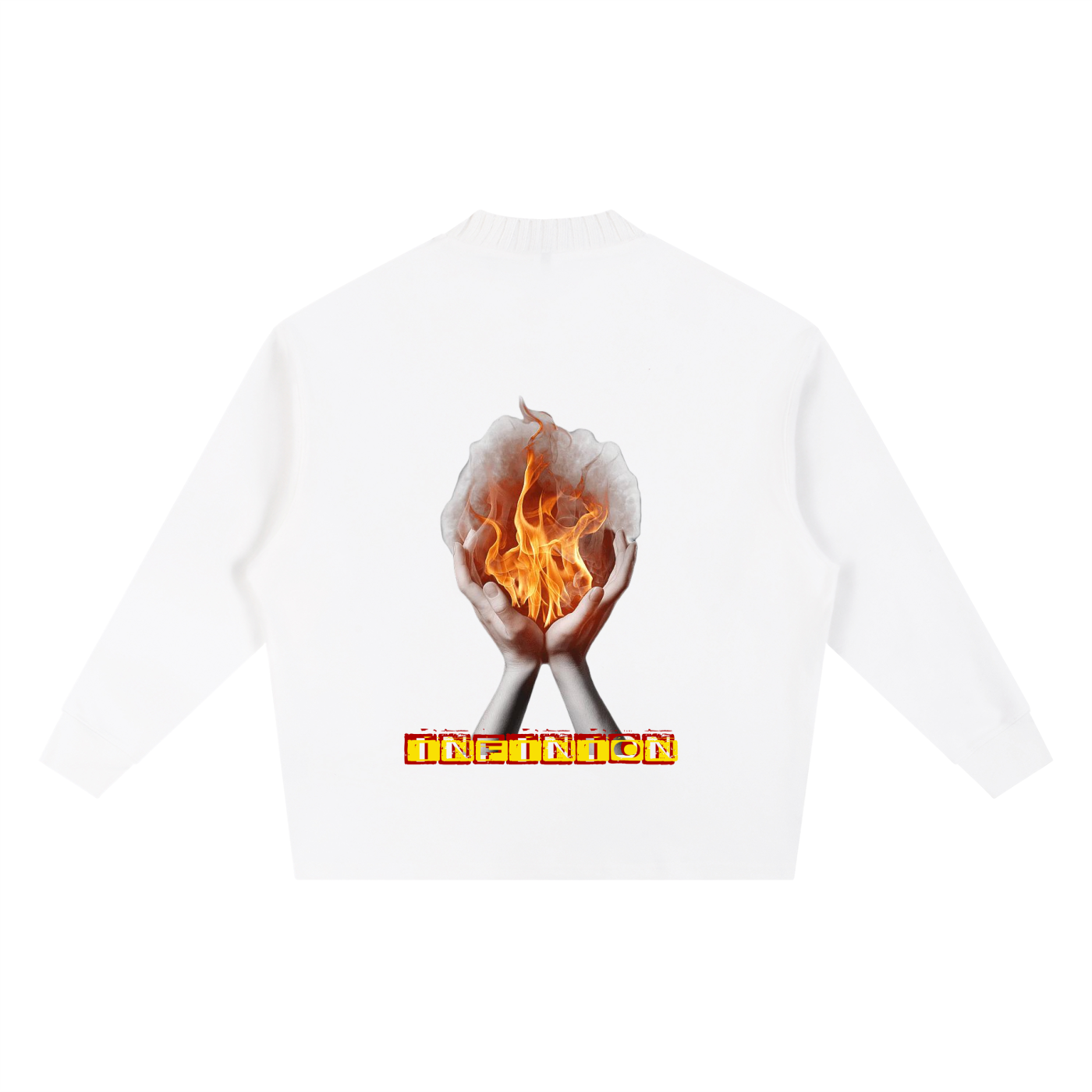 Knitted Round Neck Oversize Sweatshirt