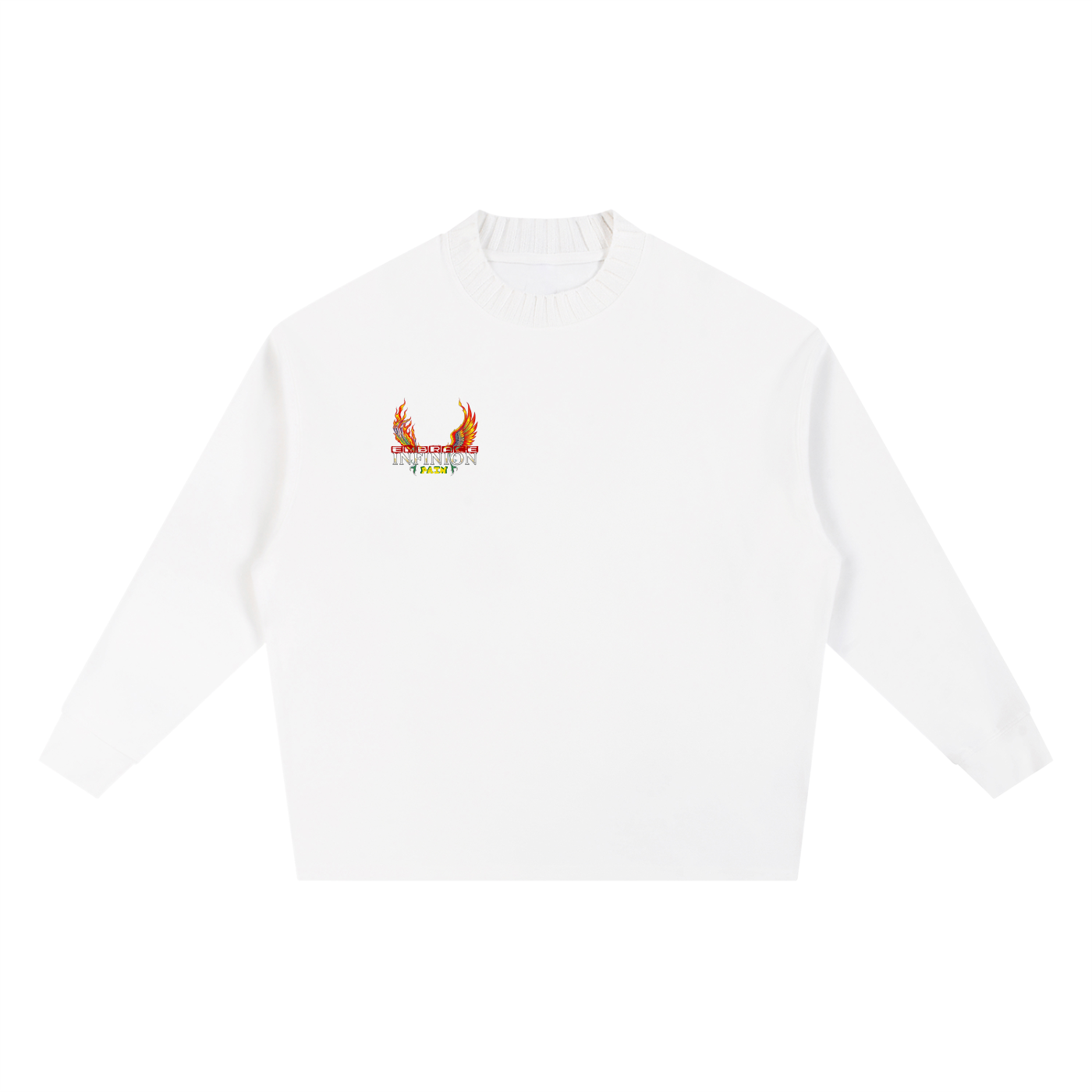 Knitted Round Neck Oversize Sweatshirt