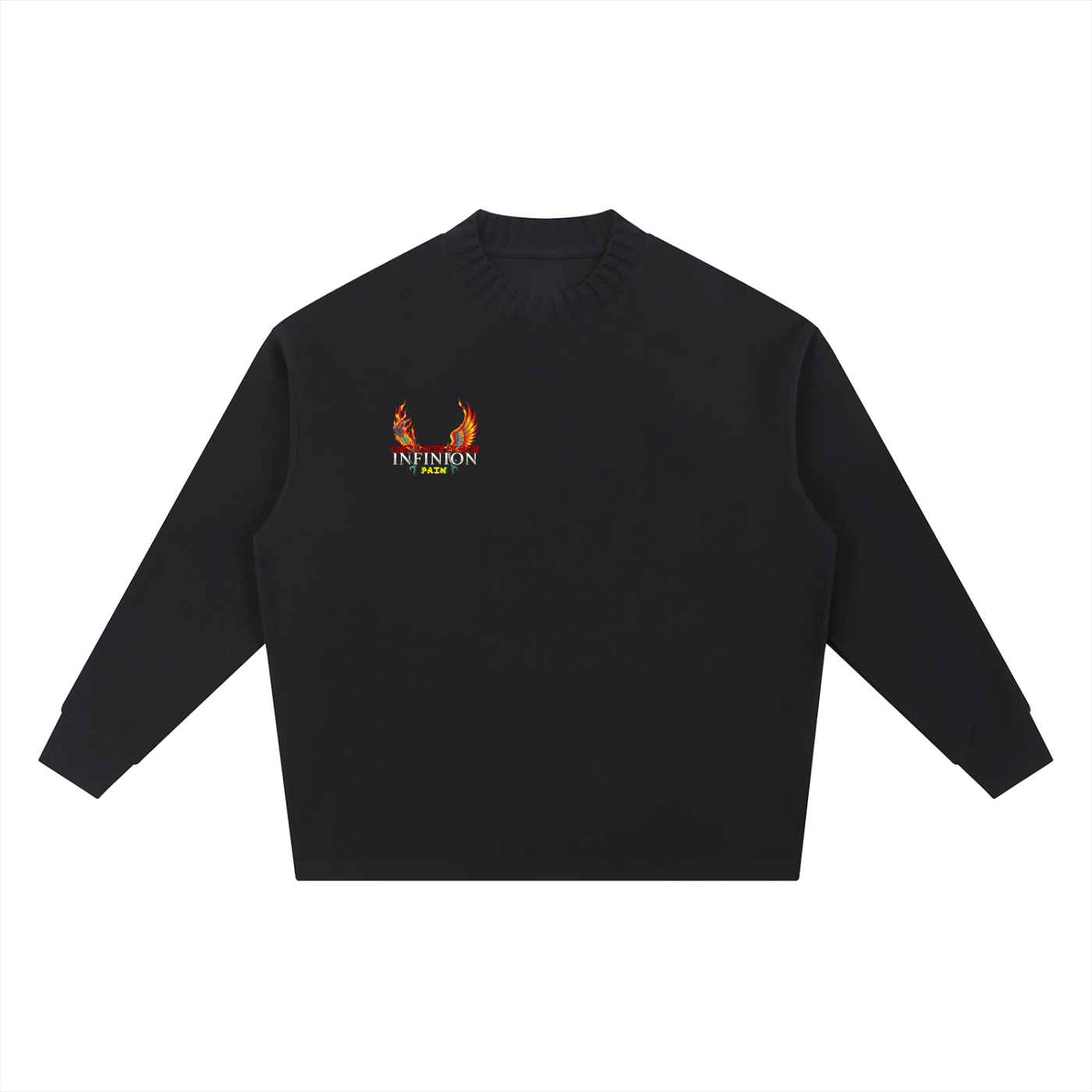 Knitted Round Neck Oversize Sweatshirt